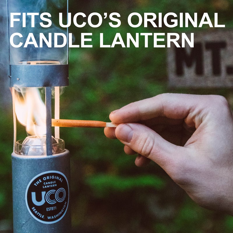 UCO 15-Hour White Candles for UCO Candle Lanterns, Long-Burning Candles for Outdoor, Camping, Prepping Supplies and Emergency Preparedness 20-Pack - Image 2